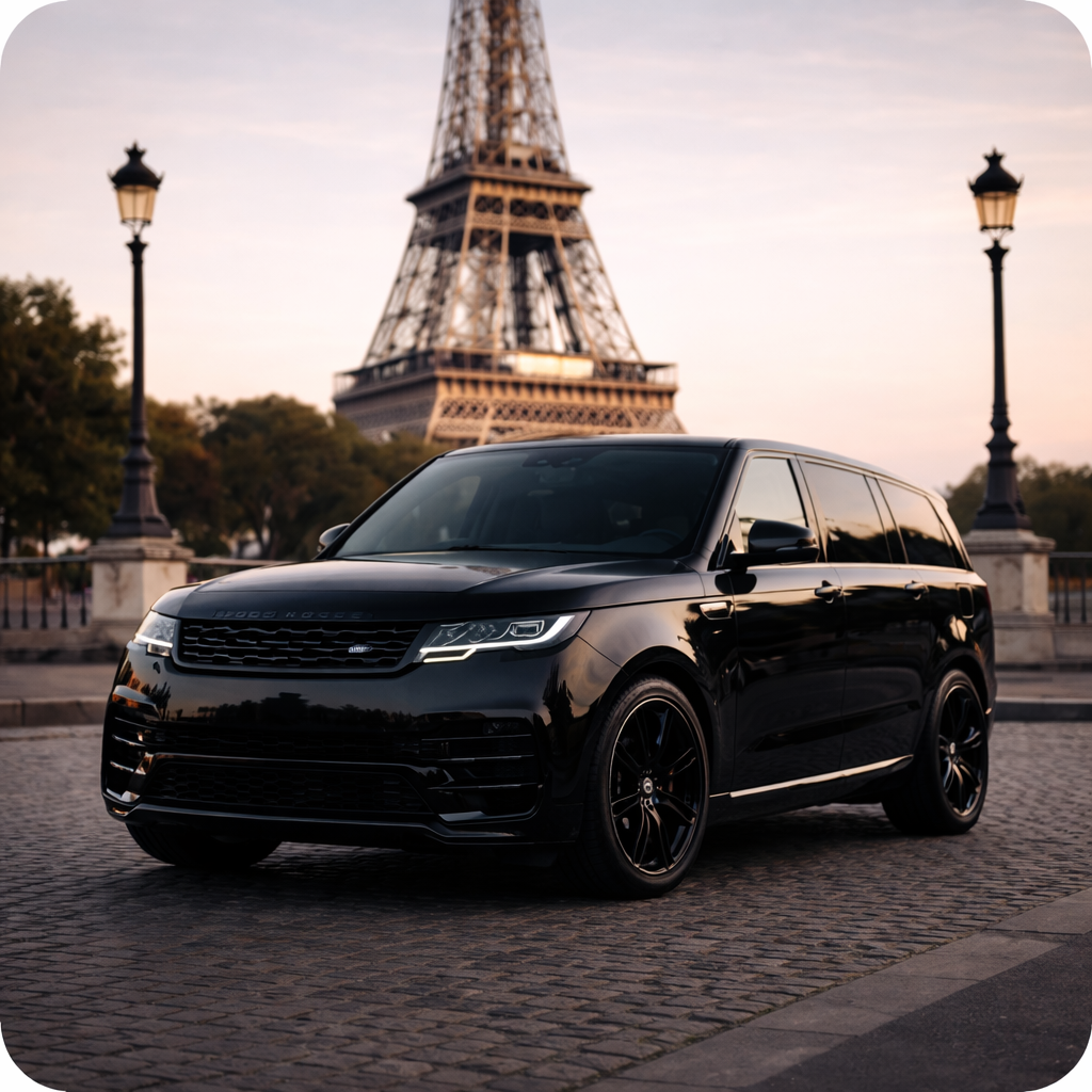 range rover luxury chauffeur service france